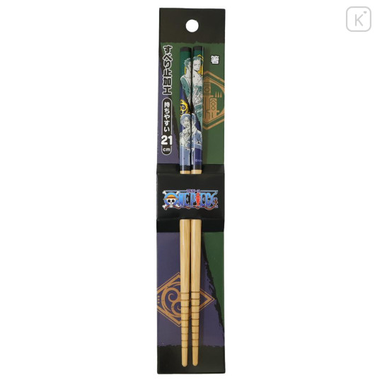 Japan One Piece Bamboo Chopsticks 21cm - Zoro & Sanji - 1