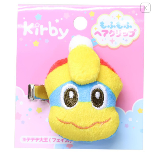 Japan Kirby Mascot Hair Clip - King Dedede Face - 1