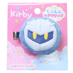 Japan Kirby Mascot Hair Clip - Meta Knight Face