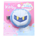 Japan Kirby Mascot Hair Clip - Meta Knight Face - 1