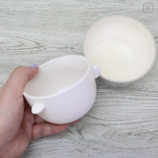 Japan Peanuts Ceramic Tea Bowl & Melamine Soup Bowl Set - Snoopy & Woodstock - 3