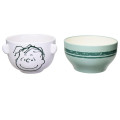 Japan Peanuts Ceramic Tea Bowl & Melamine Soup Bowl Set - Peanuts : Linus - 2