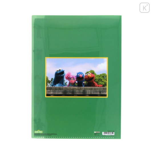 Japan Sesame Street 5 Pockets A4 Index Holder - Friendship Green - 2