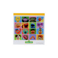 Japan Sesame Street Square Memo Pad - Happy Face - 1
