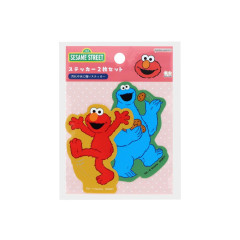 Japan Sesame Street Waterproof Mobile Sticker Pack - Elmo & Cookie Monster