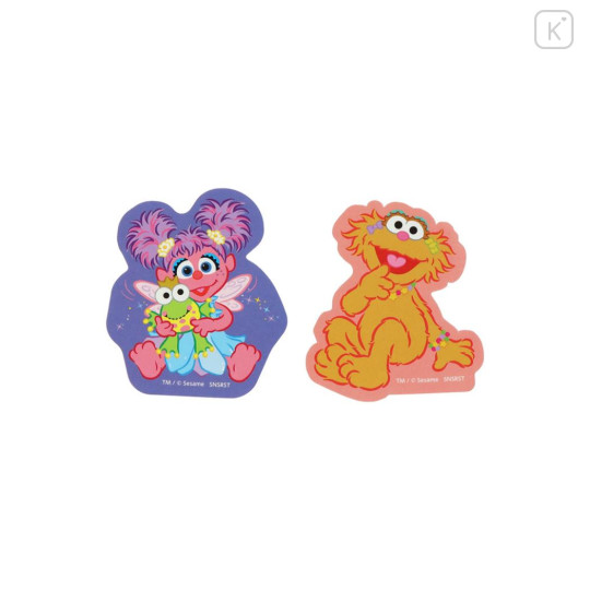Japan Sesame Street Waterproof Mobile Sticker Pack - Abby & Zoe - 2