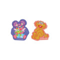 Japan Sesame Street Waterproof Mobile Sticker Pack - Abby & Zoe - 2