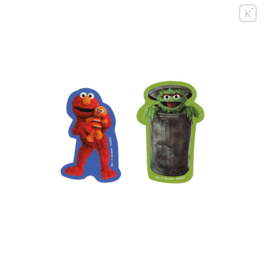 Japan Sesame Street Waterproof Mobile Sticker Pack - Elmo & Oscar - 2