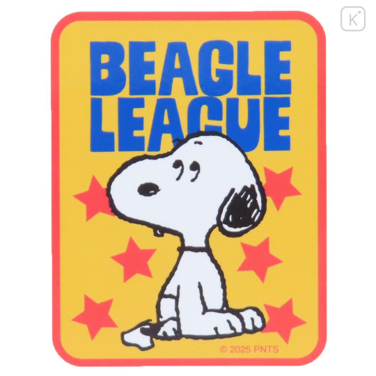 Japan Peanuts Vinyl Sticker - Snoopy : Beagle League - 1