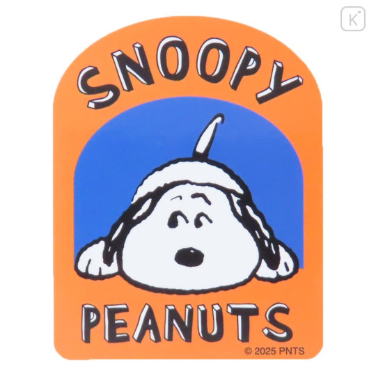 Japan Peanuts Vinyl Sticker - Snoopy : Laying Down - 1