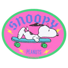 Japan Peanuts Vinyl Sticker - Snoopy : Skateboard