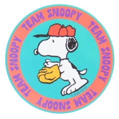 Japan Peanuts Vinyl Sticker - Snoopy : Baseball