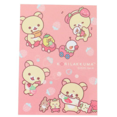 Japan San-X Vinyl Sticker - Korilakkuma : Toy Pink