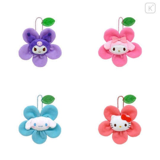 Japan Sanrio Mini Flower Mascot Set - 1