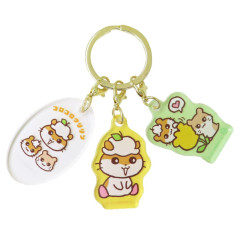 Japan Sanrio Acrylic Keychain 3 Charm - Corocorokuririn