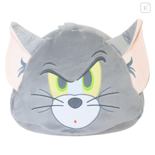 Japan Tom and Jerry Die-cut Cushion - Tom Face - 1