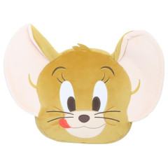 Japan Tom and Jerry Die-cut Cushion - Jerry Face