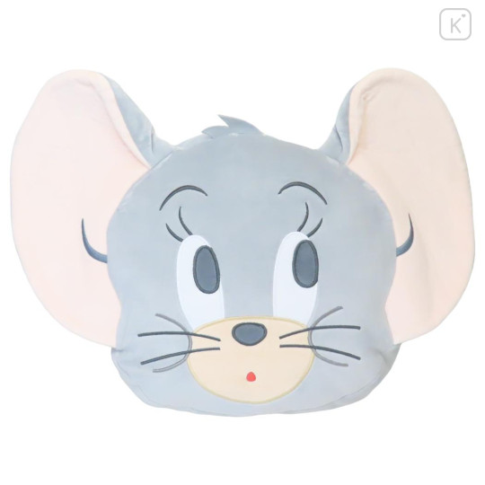 Japan Tom and Jerry Die-cut Cushion - Tuffy Face - 1