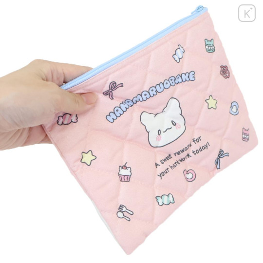 Japan Sanrio Quilted Cosmetic Pouch - Hanamaruobake : Sweet Reward Pancake - 2