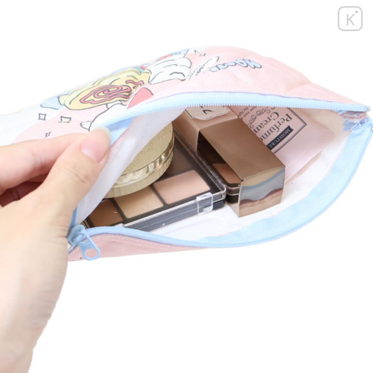 Japan Sanrio Quilted Cosmetic Pouch - Hanamaruobake : Sweet Reward Pancake - 3