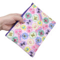 Japan Sanrio Quilted Cosmetic Pouch - Kuromi & My Melody & My Sweet Piano : Netflix Pink - 2