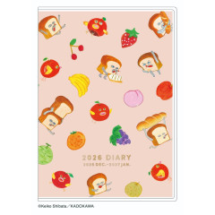 Japan Bread Thief B6 Monthly Schedule Book - Fruit 2026