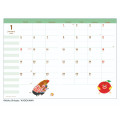 Japan Bread Thief B6 Monthly Schedule Book - Fruit 2026 - 2