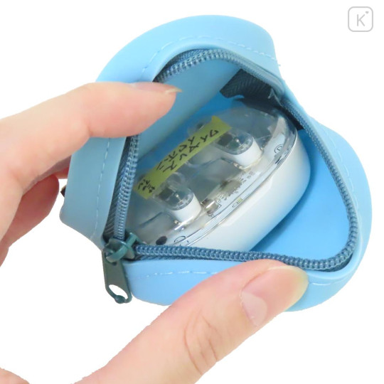 Japan Pokemon Silicone Mini Pouch Keychain - Snorlax : 3D Mascot - 3