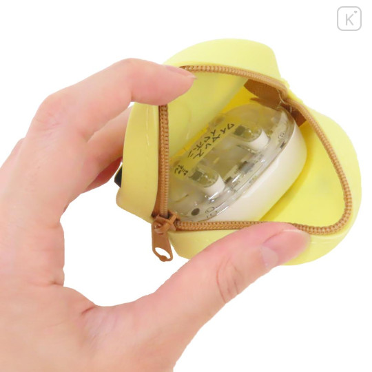 Japan Pokemon Silicone Mini Pouch Keychain - Pikachu : 3D Mascot - 3