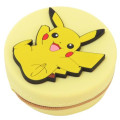 Japan Pokemon Silicone Mini Pouch Keychain - Pikachu : 3D Mascot - 4