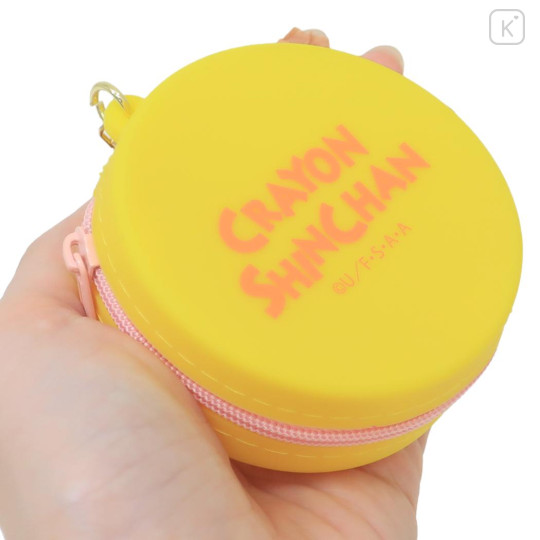 Japan Crayon Shin-chan Silicone Mini Pouch Keychain - Shinnosuke Nohara : Sister 3D Mascot - 2