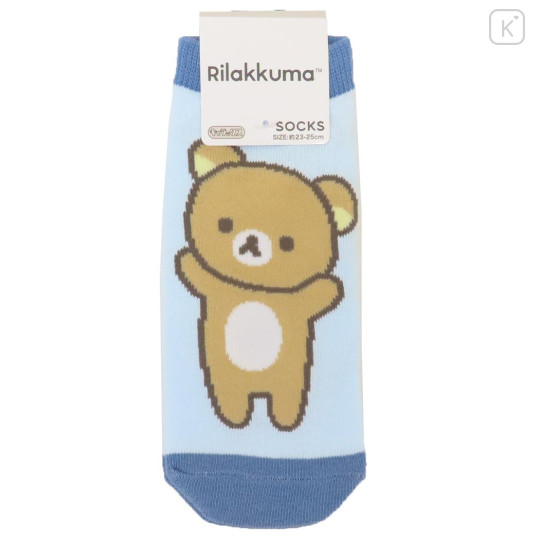 Japan San-X Socks - Rilakkuma : Blue - 1