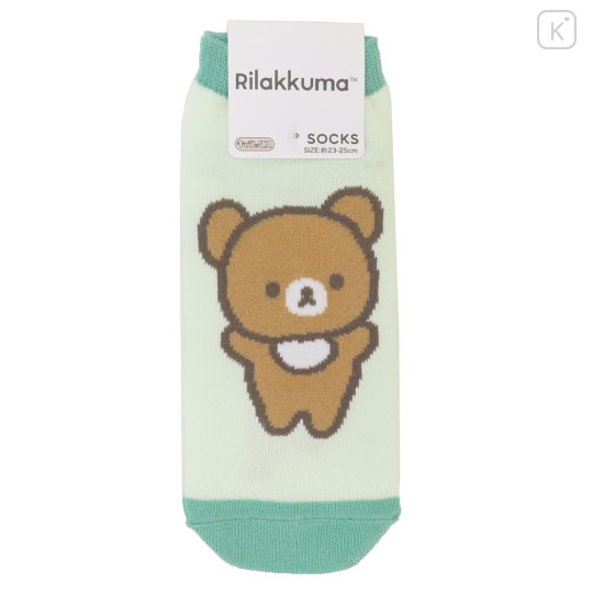 Japan San-X Socks - Chairoikoguma : Green - 1