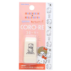 Japan Monchhichi × Sanrio Coro-Re Rolling Stamp - Hello Kitty