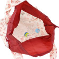 Japan Monchhichi × Sanrio Eco Shopping Bag & Bottom Plate - White - 3