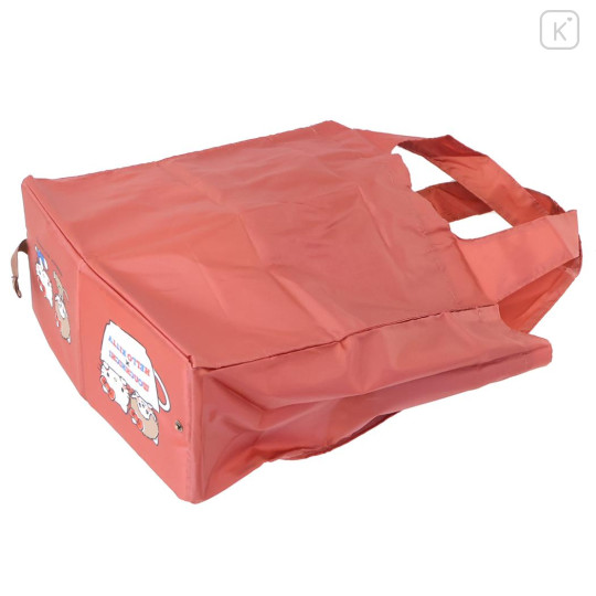 Japan Monchhichi × Sanrio Eco Shopping Bag & Bottom Plate - Red - 2