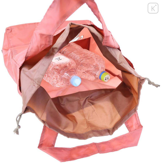 Japan Monchhichi × Sanrio Eco Shopping Bag & Bottom Plate - Red - 3