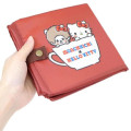 Japan Monchhichi × Sanrio Eco Shopping Bag & Bottom Plate - Red - 4