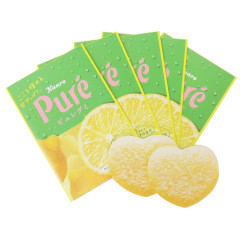 Japan Pure Gummy Mini Message Card - Lemon Flavor