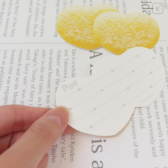 Japan Pure Gummy Mini Message Card - Lemon Flavor - 3