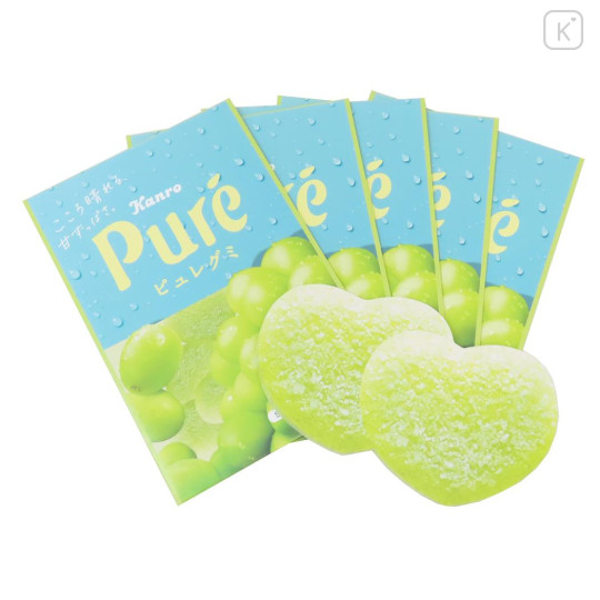 Japan Pure Gummy Mini Message Card - Muscat Grape Flavor - 1