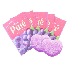 Japan Pure Gummy Mini Message Card - Grape Flavor