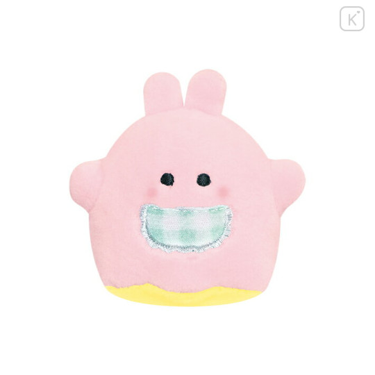 Japan Obakenu Chibi Plush - Baby Pink Rabbit - 1