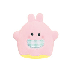 Japan Obakenu Chibi Plush - Baby Pink Rabbit