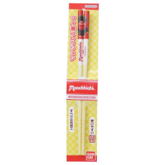 Japan Monchhichi Bamboo Chopsticks 21cm - Monchhichi-kun Red