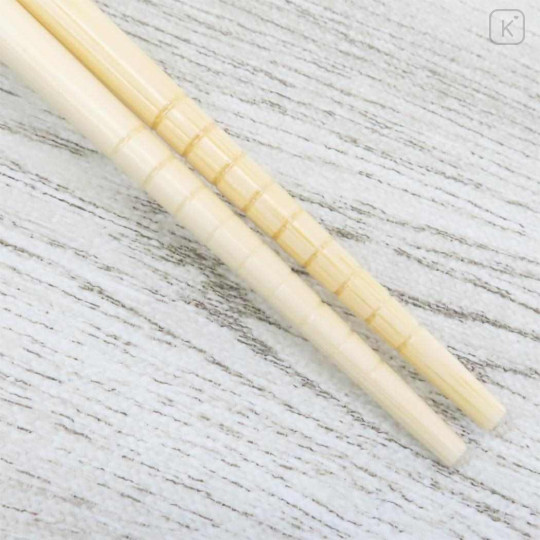 Japan Monchhichi Bamboo Chopsticks 21cm - Yellow - 3