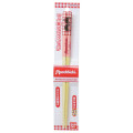 Japan Monchhichi Bamboo Chopsticks 21cm - Red Gingham - 1