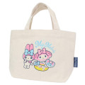 Japan Sanrio Mini Tote Bag - My Melody : Fancy Donut - 1