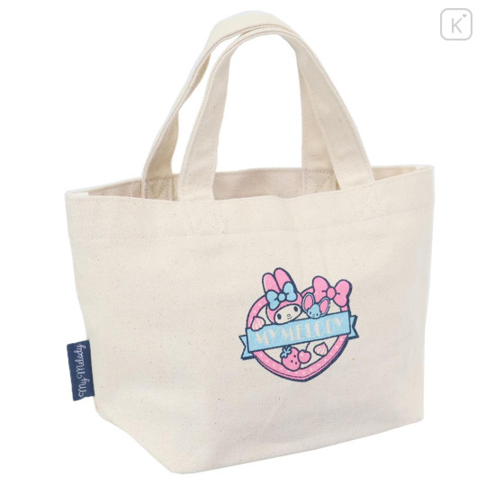 Japan Sanrio Mini Tote Bag - My Melody : Fancy Donut - 2