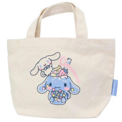 Japan Sanrio Mini Tote Bag - Cinnamoroll : Fancy Cream Soda
